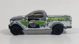 2002 Hot Wheels Fed Fleet Dodge Power Wagon Truck Border Patrol White Die Cast Toy Car Vehicle