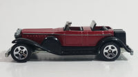 2001 Hot Wheels 1931 Duesenberg Model J ('31 Doozie) Dark Red Die Cast Toy Car Vehicle No. 176