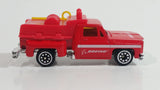 RealToy Boeing Aerospace Red Fire Pickup Truck with Yellow Ladders Die Cast Toy Car Vehicle