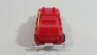 RealToy Boeing Aerospace Red Fire Pickup Truck with Yellow Ladders Die Cast Toy Car Vehicle