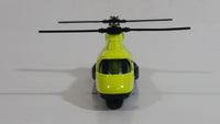 2010 Matchbox Sky Busters SB58 Transport Helicopter Neon Yellow Die Cast Toy Car Vehicle