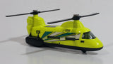 2010 Matchbox Sky Busters SB58 Transport Helicopter Neon Yellow Die Cast Toy Car Vehicle