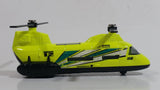 2010 Matchbox Sky Busters SB58 Transport Helicopter Neon Yellow Die Cast Toy Car Vehicle