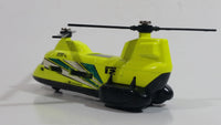 2010 Matchbox Sky Busters SB58 Transport Helicopter Neon Yellow Die Cast Toy Car Vehicle