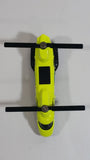 2010 Matchbox Sky Busters SB58 Transport Helicopter Neon Yellow Die Cast Toy Car Vehicle