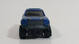 2016 Hot Wheels HW Hot Trucks '17 Ford F-150 Raptor Truck Metalflake Dark Blue Die Cast Toy Car Vehicle