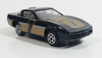 Majorette Sonic Flasher Corvette ZR-1 Black Die Cast Toy Car Vehicle