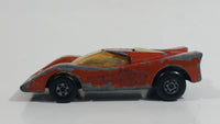 Vintage 1972 Lesney Matchbox Superfast No. 7 Hairy Hustler Amber Orange Die Cast Toy Car Vehicle