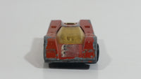 Vintage 1972 Lesney Matchbox Superfast No. 7 Hairy Hustler Amber Orange Die Cast Toy Car Vehicle