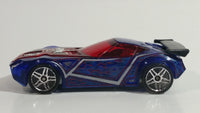 2008 Hot Wheels Phantom X-Raycers Nerve Hammer Metalflake Translucent Dark Blue Die Cast Toy Car Vehicle