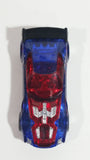 2008 Hot Wheels Phantom X-Raycers Nerve Hammer Metalflake Translucent Dark Blue Die Cast Toy Car Vehicle