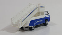 RealToy Boeing Aerospace White and Blue Airplane Ladder Stairs Truck Die Cast Toy Car Vehicle