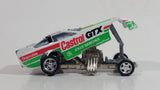 Hot Wheels Oldsmobile Funny Car Castrol GTX John Force Don Steevs Jolly Rancher White Die Cast Toy Car Vehicle with Lifting Body