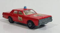 Vintage Lesney Matchbox Series No. 59 Mercury Fire Chief Red Die Cast Toy Car Vehicle (A) Made in England