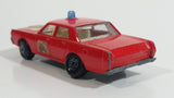 Vintage Lesney Matchbox Series No. 59 Mercury Fire Chief Red Die Cast Toy Car Vehicle (A) Made in England