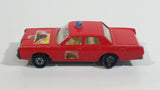 Vintage Lesney Matchbox Series No. 59 Mercury Fire Chief Red Die Cast Toy Car Vehicle (A) Made in England