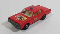 Vintage Lesney Matchbox Series No. 59 Mercury Fire Chief Red Die Cast Toy Car Vehicle (A) Made in England