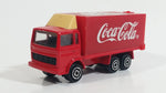 Majorette Coca-Cola Coke Soda Pop Delivery Container Semi Truck 1/100 Scale Die Cast Toy Car Vehicle with Opening Rear Door