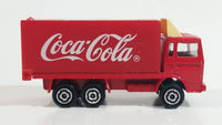 Majorette Coca-Cola Coke Soda Pop Delivery Container Semi Truck 1/100 Scale Die Cast Toy Car Vehicle with Opening Rear Door