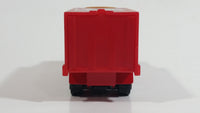 Majorette Coca-Cola Coke Soda Pop Delivery Container Semi Truck 1/100 Scale Die Cast Toy Car Vehicle with Opening Rear Door