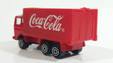 Majorette Coca-Cola Coke Soda Pop Delivery Container Semi Truck 1/100 Scale Die Cast Toy Car Vehicle with Opening Rear Door