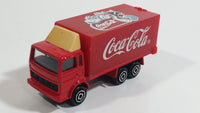 Majorette Coca-Cola Coke Soda Pop Delivery Container Semi Truck 1/100 Scale Die Cast Toy Car Vehicle with Opening Rear Door