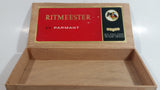 Vintage Ritmeester 25 Mild Dutch Cigars Wooden Hinged Box Empty