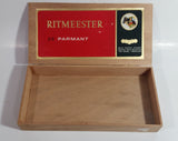 Vintage Ritmeester 25 Mild Dutch Cigars Wooden Hinged Box Empty