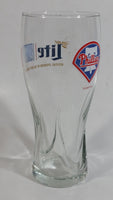 2015 Miller Lite Beer MLB Official Sponsor Of Major League Baseball Philadelphia Phillies 6 3/4" Glass Cup Sports Team Collectible