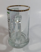 Vintage Style 1981 Edmonton Journal Newspaper "Kid is King!" Wayne Gretzky NHL Ice Hockey Player Gold Rimmed Glass Beer Mug
