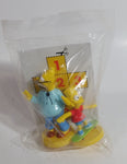 2003 Kellogg Fox Matt Groening The Simpsons Bart Simpson and Grandpa Abe Simpson Toy Figure In Package Never Opened