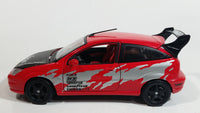 Maisto Excess Tuners Ford Focus Red Tenzo Racing Sports 1/24 Scale Die Cast Toy Car Vehicle with Opening Doors and Hood