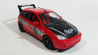 Maisto Excess Tuners Ford Focus Red Tenzo Racing Sports 1/24 Scale Die Cast Toy Car Vehicle with Opening Doors and Hood