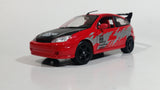 Maisto Excess Tuners Ford Focus Red Tenzo Racing Sports 1/24 Scale Die Cast Toy Car Vehicle with Opening Doors and Hood