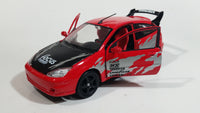 Maisto Excess Tuners Ford Focus Red Tenzo Racing Sports 1/24 Scale Die Cast Toy Car Vehicle with Opening Doors and Hood