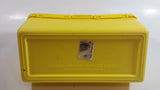 Disney Mickey Mouse Minnie Mouse Donald Duck Cartoon Characters Stars and Moon Themed Thermos Brand Yellow Lunch Box