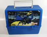 1992 DC Comics Batman Superhero Character Themed Thermos Brand Blue Lunch Box