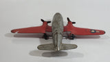 Vintage 1950s Wyandotte Twin Propeller Airforce Military Pressed Steel Toy Airplane 9 1/2" Wing Span