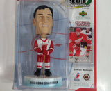 2001 Upper Deck Collectibles Play Makers Special Edition NHL NHLPA Ice Hockey Player Brendan Shanahan Detroit Red Wings 1/12 Scale Figure and Trading Card New in Package