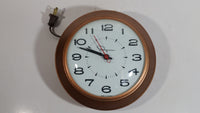 Retro Mid-Century Ingraham 7" Round Electric Plug In Wall Clock Toronto, Canada - Working