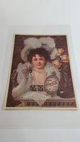 Vintage 1975 Hickory Inc. Carson City, Nevada Coca-Cola Coke Woman Drinking Coke Laminated Art Print Poster 9 1/2" x 14"