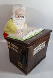 Vintage Christmas Themed Santa Accounting Dept S. Clause MGR 13" Tall Ceramic Cookie Jar