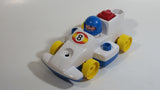 1984 Fisher Price Toys 184 Formula 1 Race Car Pull Back Motorized Friction Toy Vehicle Made in Singapore