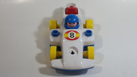 1984 Fisher Price Toys 184 Formula 1 Race Car Pull Back Motorized Friction Toy Vehicle Made in Singapore