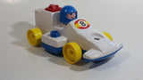 1984 Fisher Price Toys 184 Formula 1 Race Car Pull Back Motorized Friction Toy Vehicle Made in Singapore