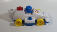 1984 Fisher Price Toys 184 Formula 1 Race Car Pull Back Motorized Friction Toy Vehicle Made in Singapore