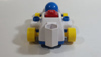 1984 Fisher Price Toys 184 Formula 1 Race Car Pull Back Motorized Friction Toy Vehicle Made in Singapore