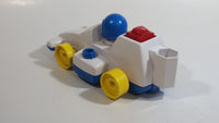 1984 Fisher Price Toys 184 Formula 1 Race Car Pull Back Motorized Friction Toy Vehicle Made in Singapore