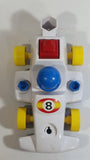 1984 Fisher Price Toys 184 Formula 1 Race Car Pull Back Motorized Friction Toy Vehicle Made in Singapore