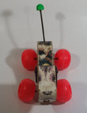 Vintage 1968 Fisher Price 693 Little Snoopy Wooden Dog Pull Toy with Metal Spring Tail